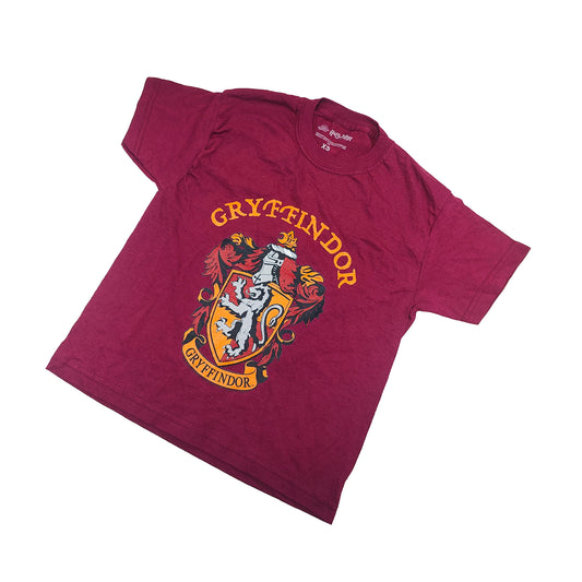Official Harry Potter Kids Vintage Maroon T-Shirt