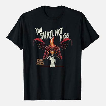 Official Lord Of The Rings Balrog Black T-shirt