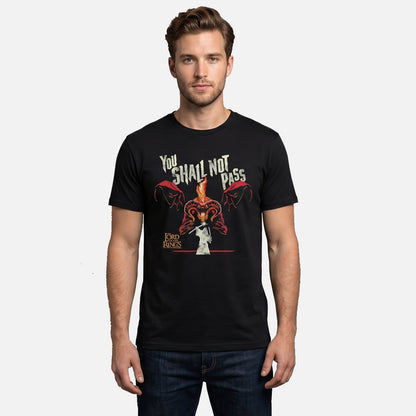Official Lord Of The Rings Balrog Black T-shirt