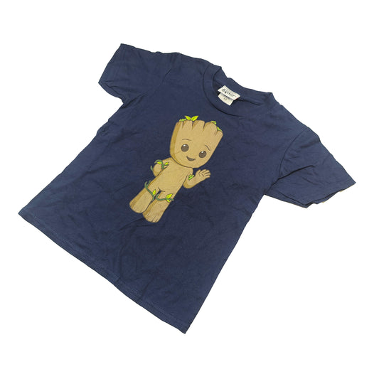 Official Marvel Baby Groot Kids Navy T-Shirt