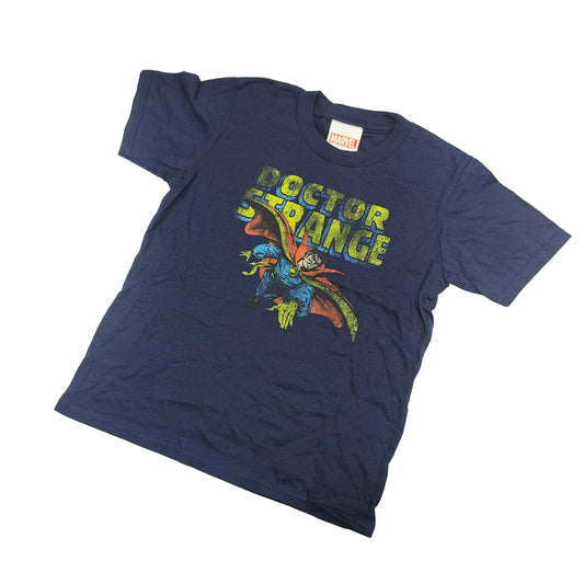 Official Marvel Doctor Strange Vintage Kids Navy T-Shirt