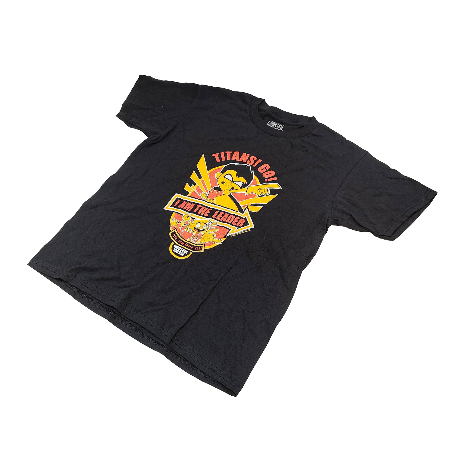 Official Teen Titans Kids Black T-Shirt