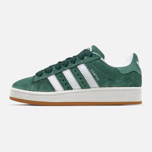 Women's Adidas Campus 00's Dark Green Suede