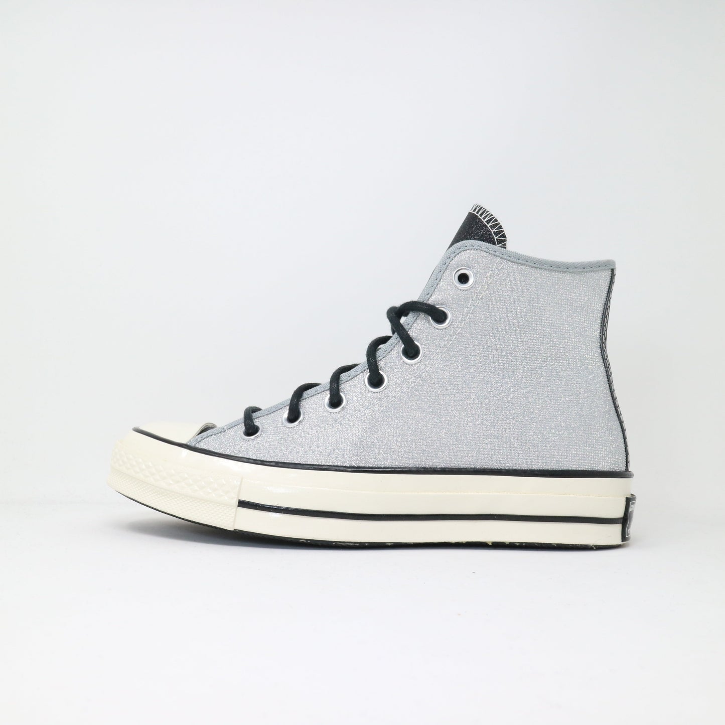 Women's Converse Chuck Taylor 70 All Star Hi - Silver Glitter