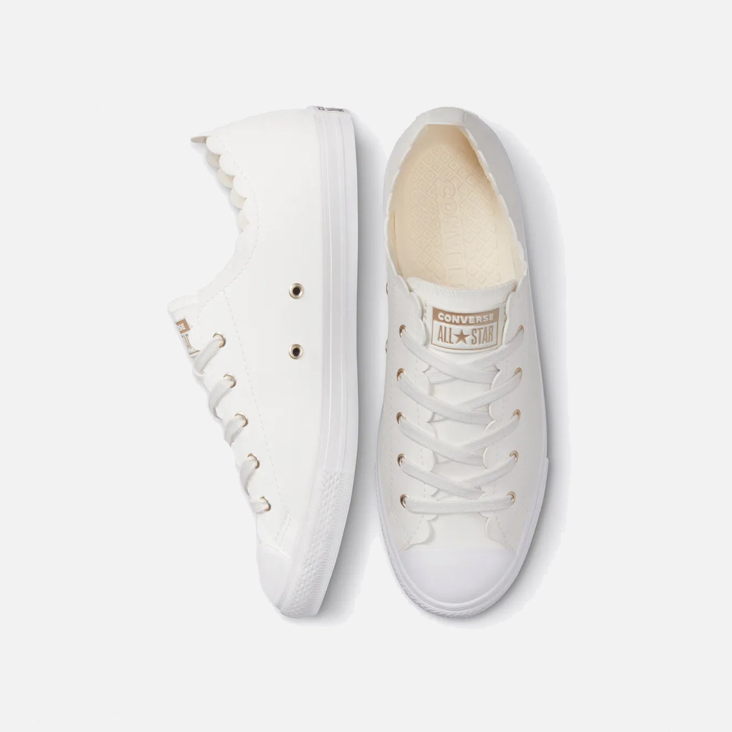 Women's Converse Chuck Taylor Dainty White Leather