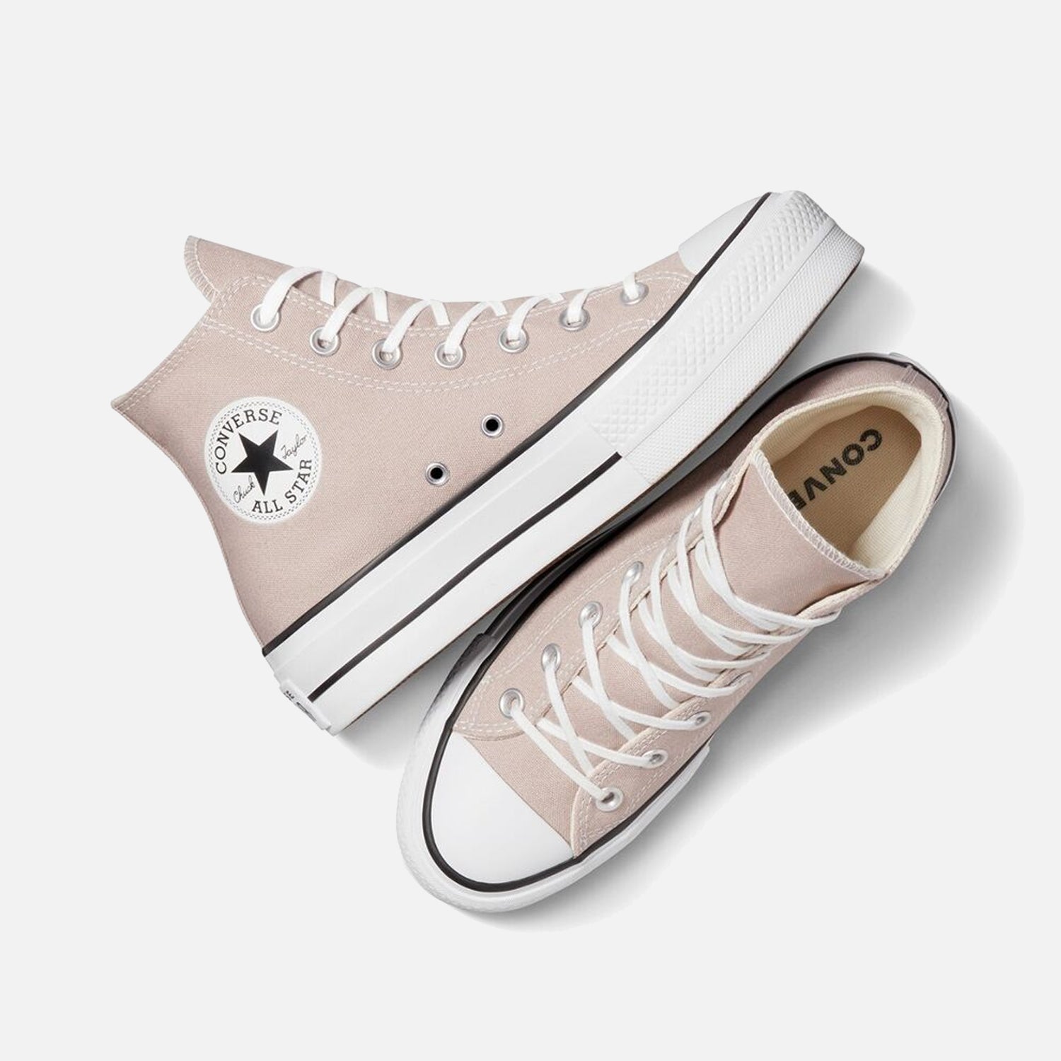 Women's Converse Chuck Taylor Lift Hi Light Stone