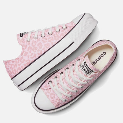 Women's Converse Chuck Taylor Lift Low Lift Sugar Pink Leopard