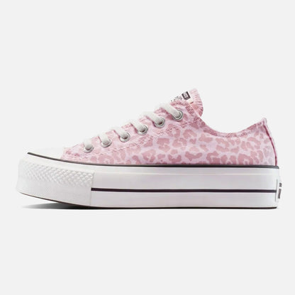 Women's Converse Chuck Taylor Lift Low Lift Sugar Pink Leopard
