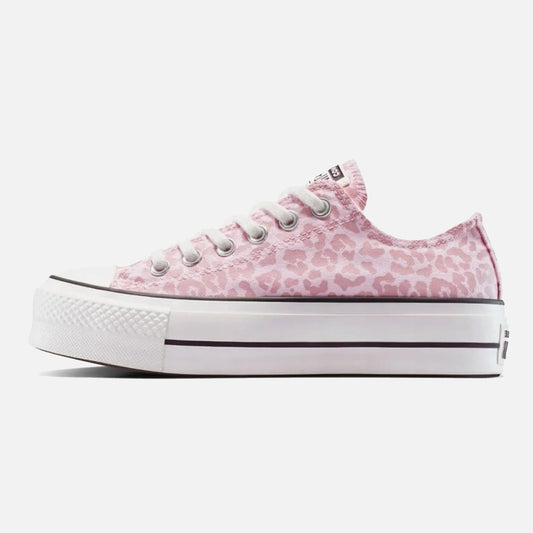 Women's Converse Chuck Taylor Lift Low Lift Sugar Pink Leopard