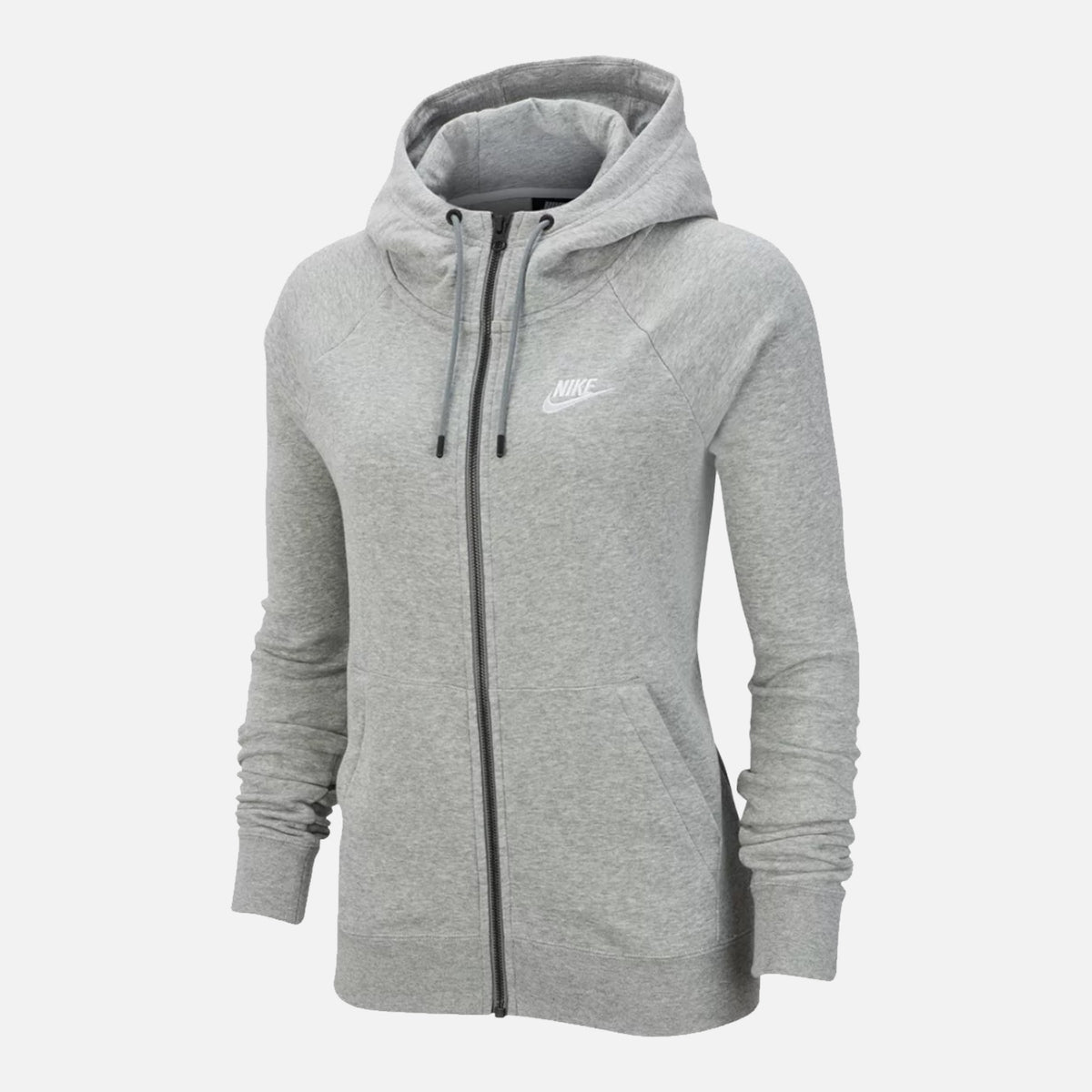 Women's Nike Full Zip Grey Essentials Hoodie