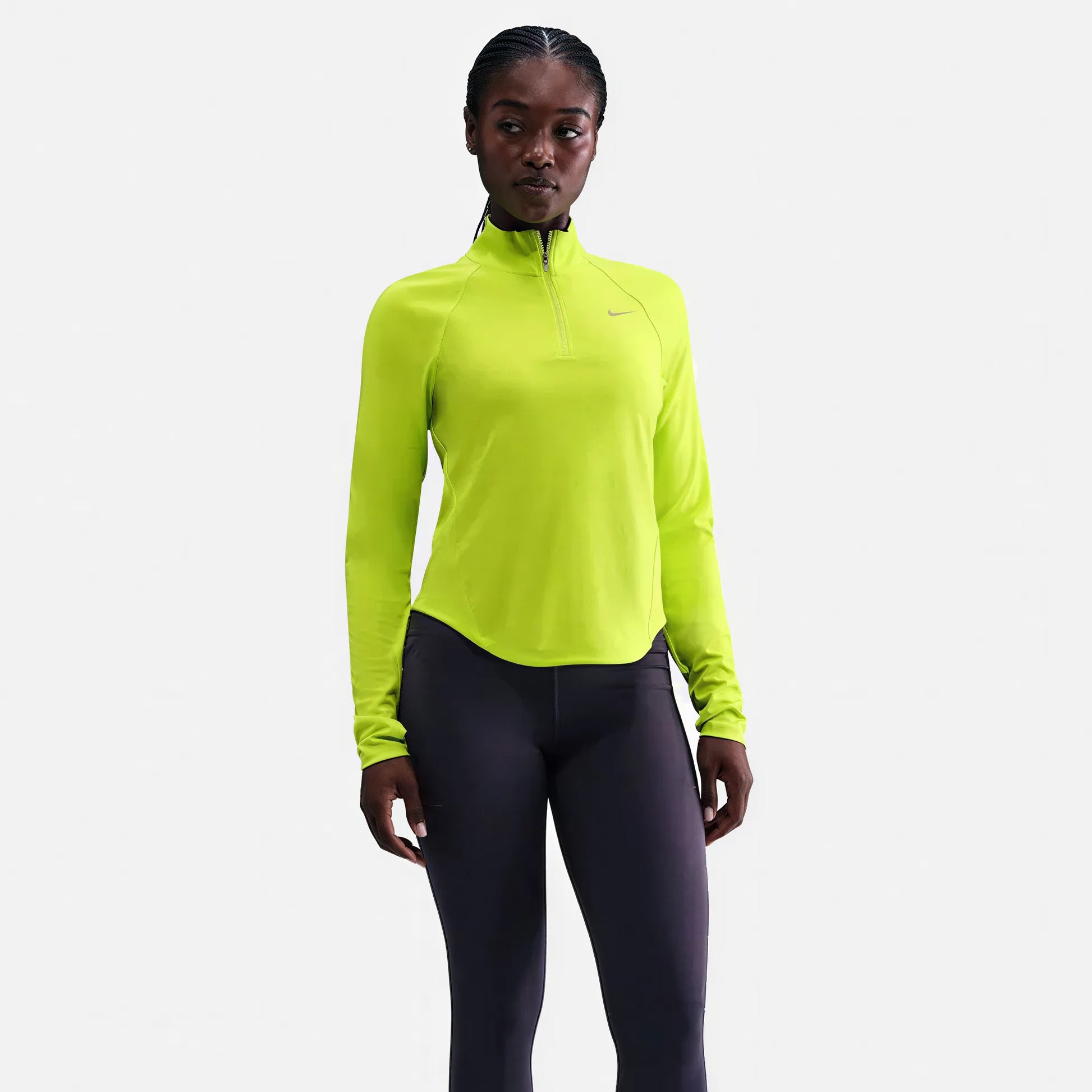 Women's Nike Tempo 1/4 Zip Running Top Cyber Yellow